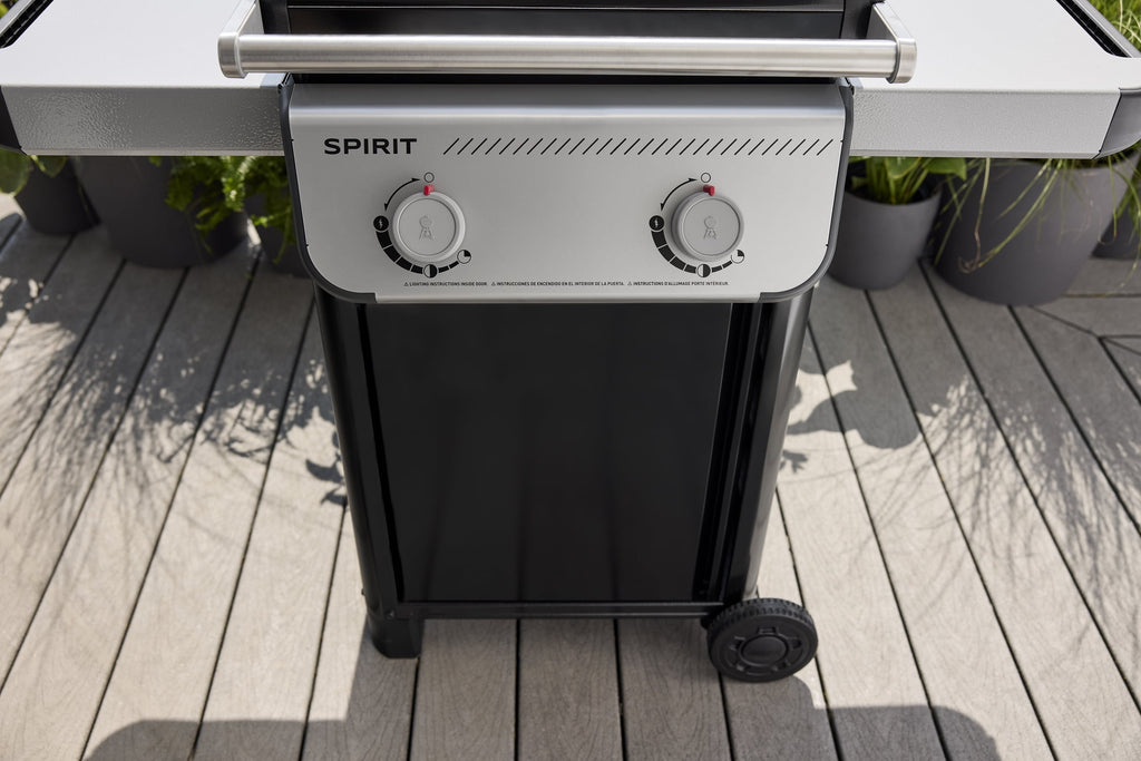 Weber Spirit Gas Grill, E-210 2 Burner Propane Gas Grill with Wheels, Black Gas Grills