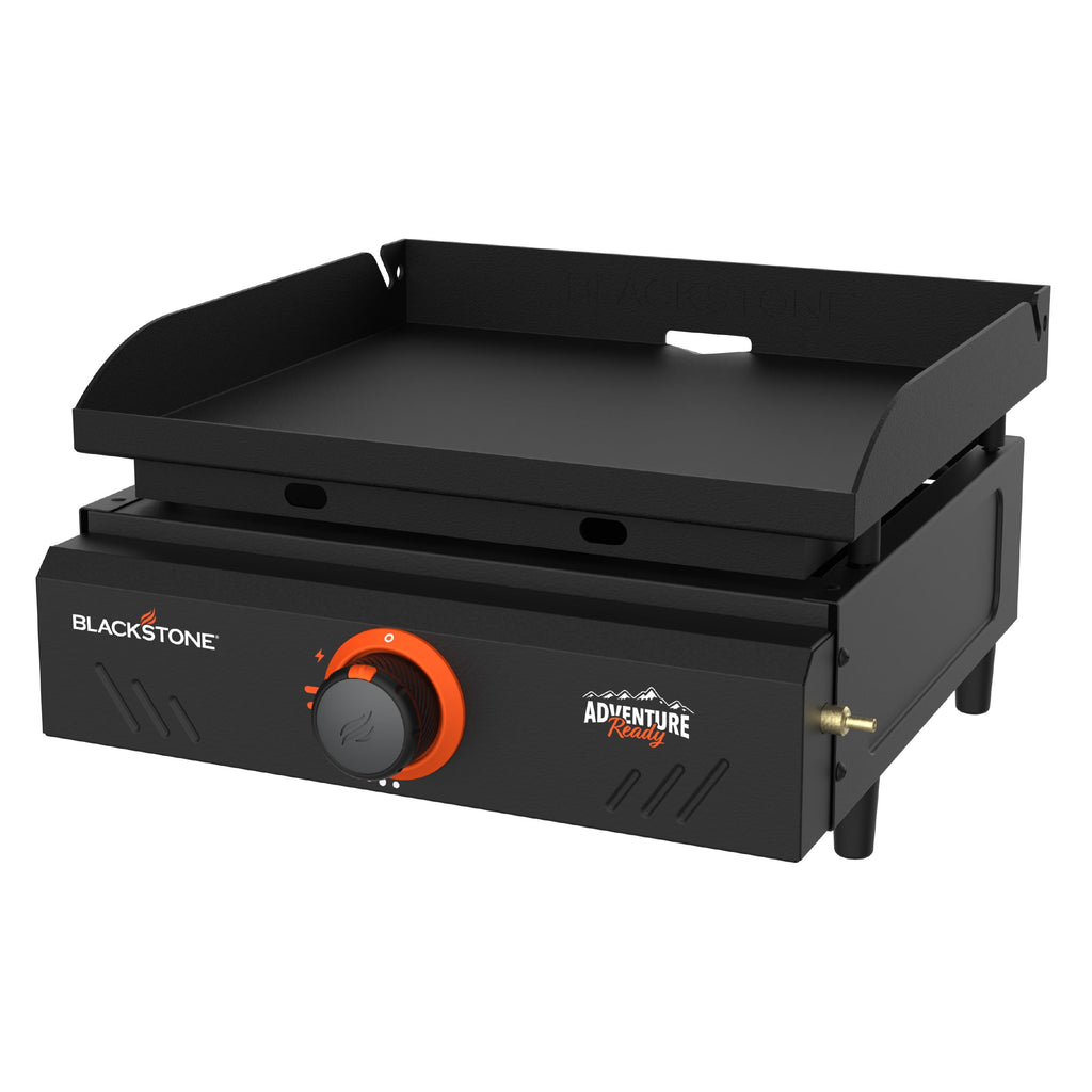 Blackstone Adventure Ready Outdoor Griddle, 17 Inch Single-Burner Portable Flat Top Grill, Black Blackstone