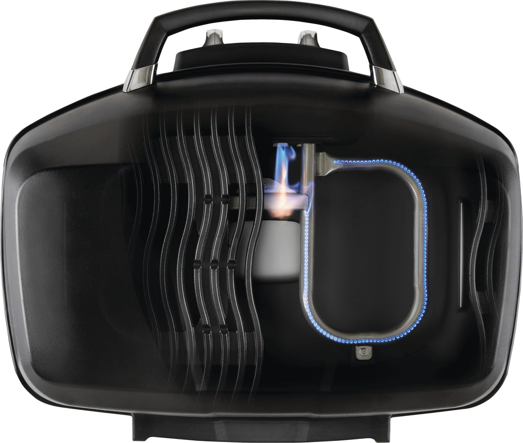 Napoleon TravelQ PRO285 1-Burner with Scissor Cart Propane Gas Portable Grill in Black Napoleon