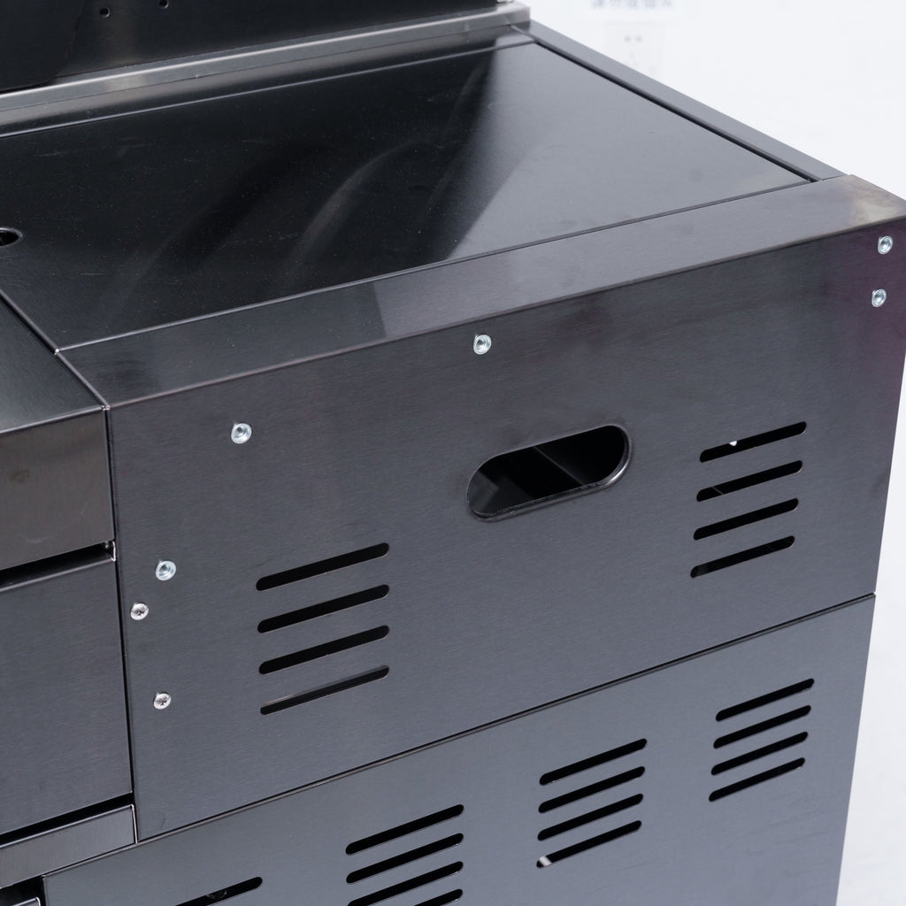Black galaxy granite countertops, 43-inch island gas grill, Six Burners Grill 85000BUT (LTL carry） Navratil