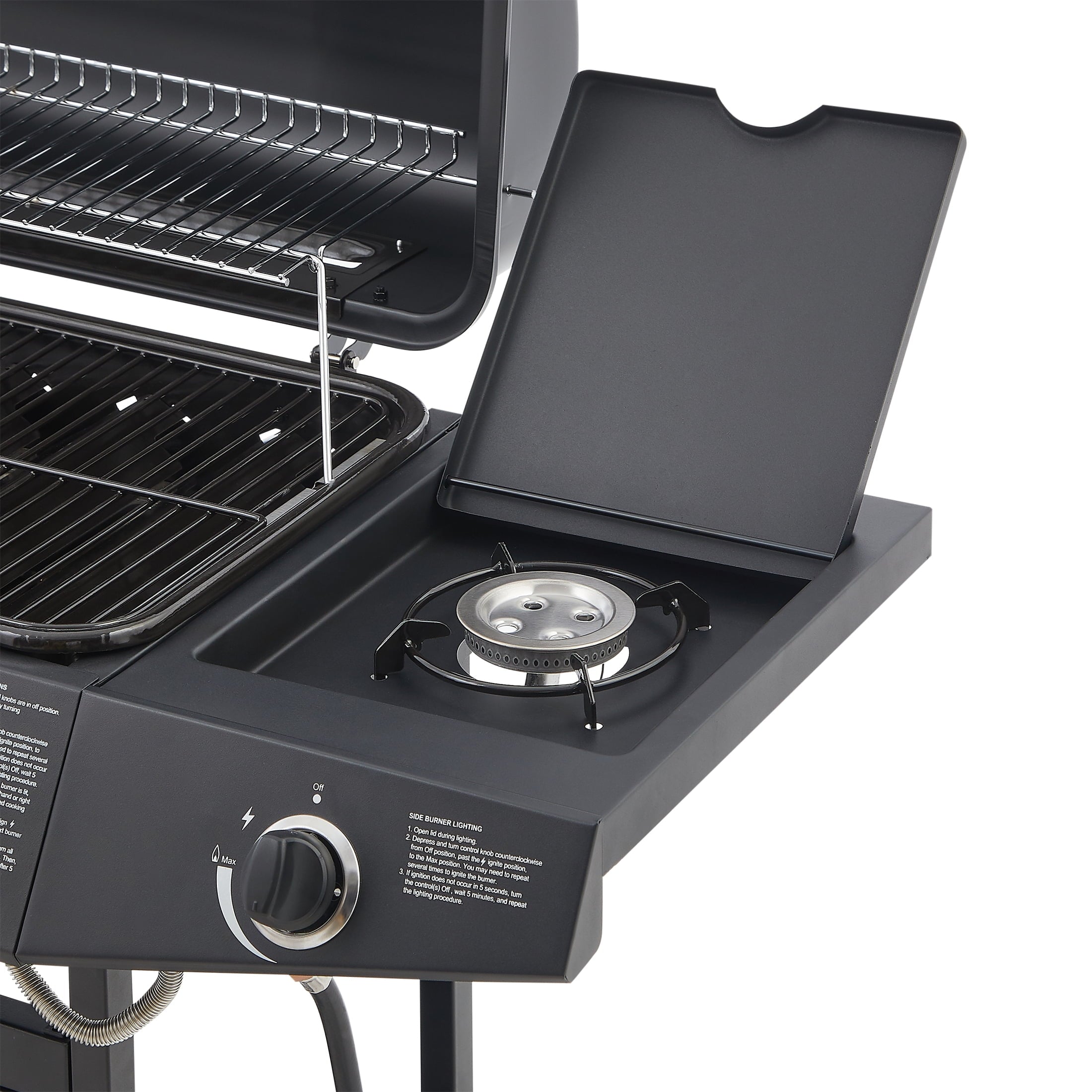 7-Burner Propane Gas Grill, 72,000 BTU Output, 576 Sq. In. BBQ Grill with Side Burner, Cast Iron Grates, and Integrated Propane Tank Storage for Outdoor Kitchen & Patio My Store