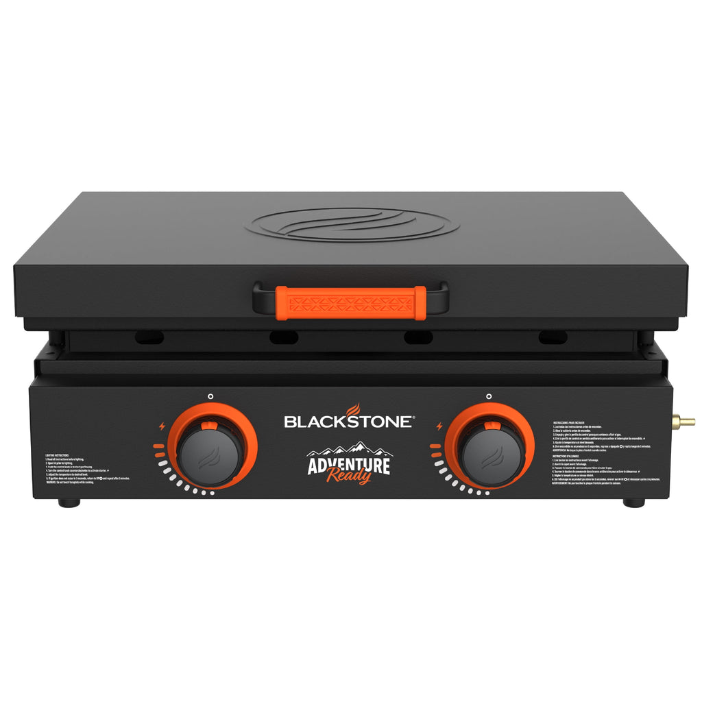 Blackstone Adventure Ready Outdoor Griddle, 22 Inch 2-Burner Flat Top Grill with Cover, Black Blackstone
