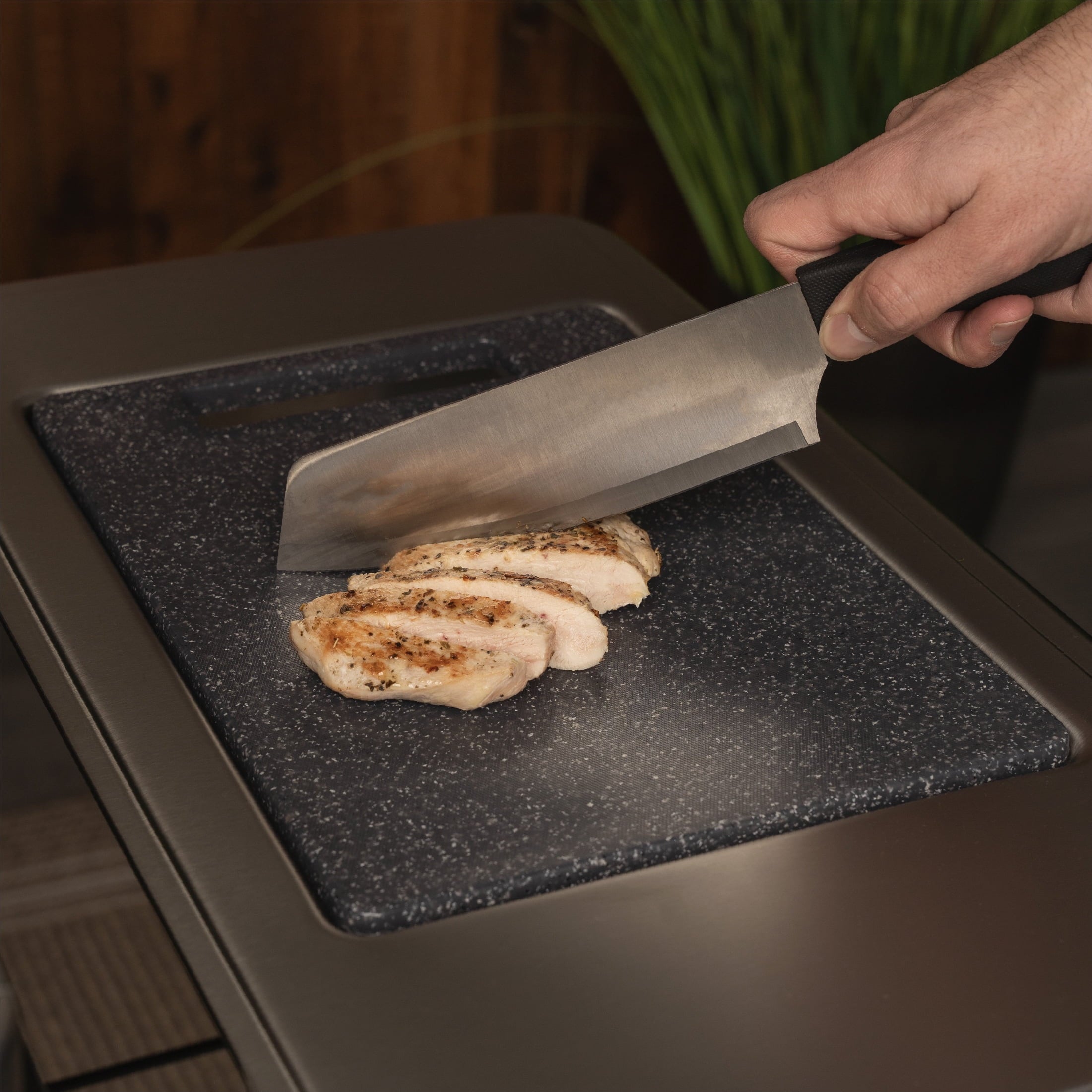 Blackstone Pro Series Outdoor Griddle, 28 Inch XL 3-Burner Flat Top Grill with Cabinet, Stainless Steel Gas Grills