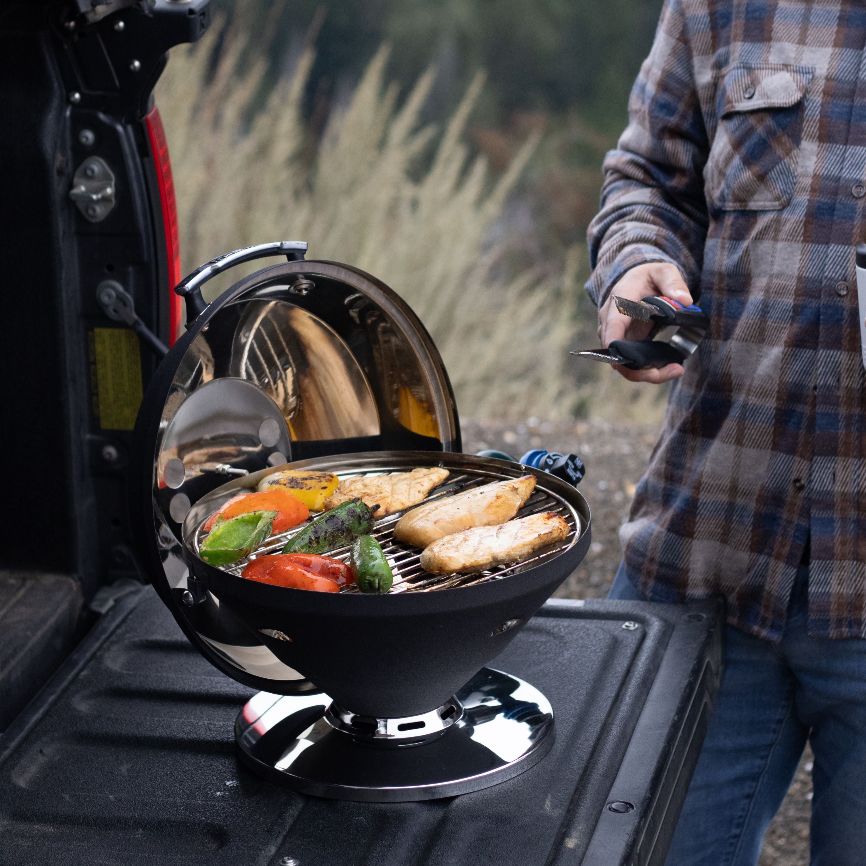 Magma C10-105-MB Beach Fire Portable Gas Grill in Midnight Blue Magma