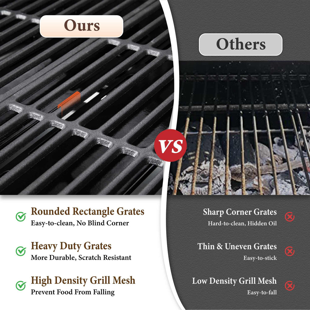MF Studio 4 Burner Propane Gas Outdoor Grill with Side Burner Stainless Steel BBQ Grill Gas Grills