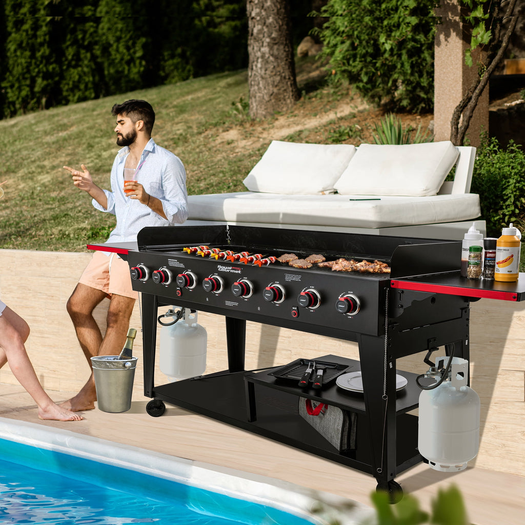 Royal Gourmet 8-Burner GB8003 Large Event Gas Grill, 104,000 BTU Royal Gourmet