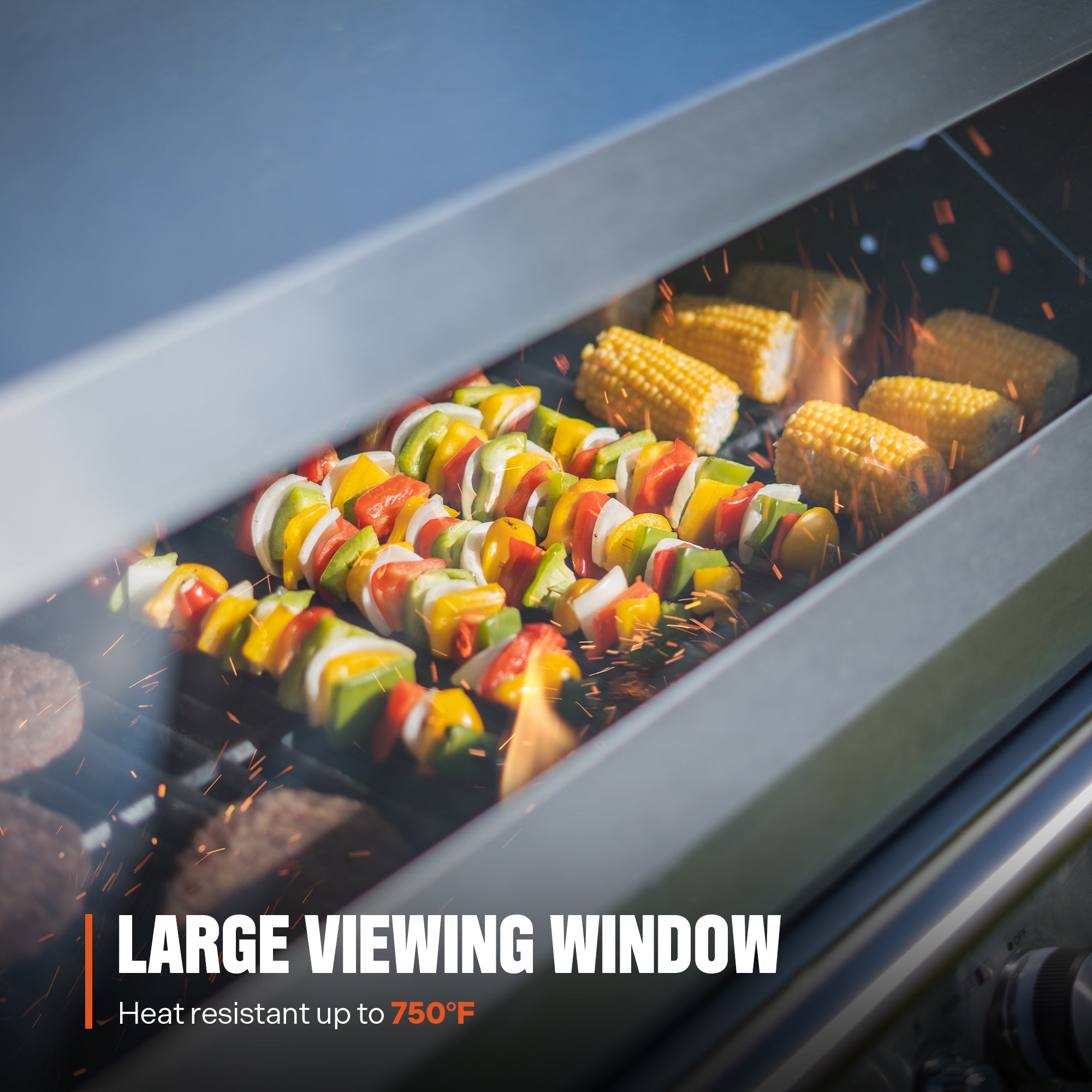 Monument Grills 6+1 Burner Smart Tech Propane Gas Grill for Outdoor Cooking , Denali 605Pro Stainless Steel Grill 78,000 BTU with Side Sear Burner, Smoker Box, Cover and Rotisserie Kit My Store