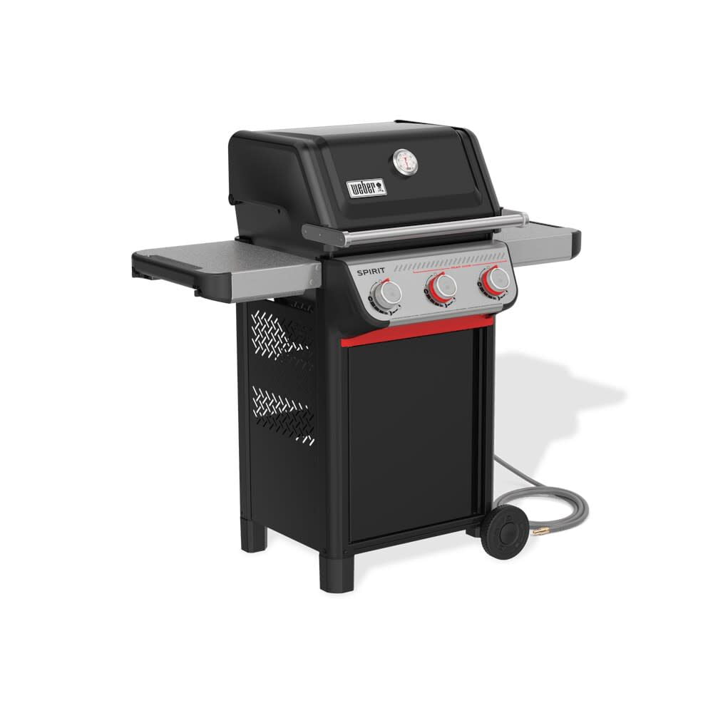 Weber Spirit Gas Grill, E-325 3 Burner Natural Gas Grill with Wheels, Black Weber