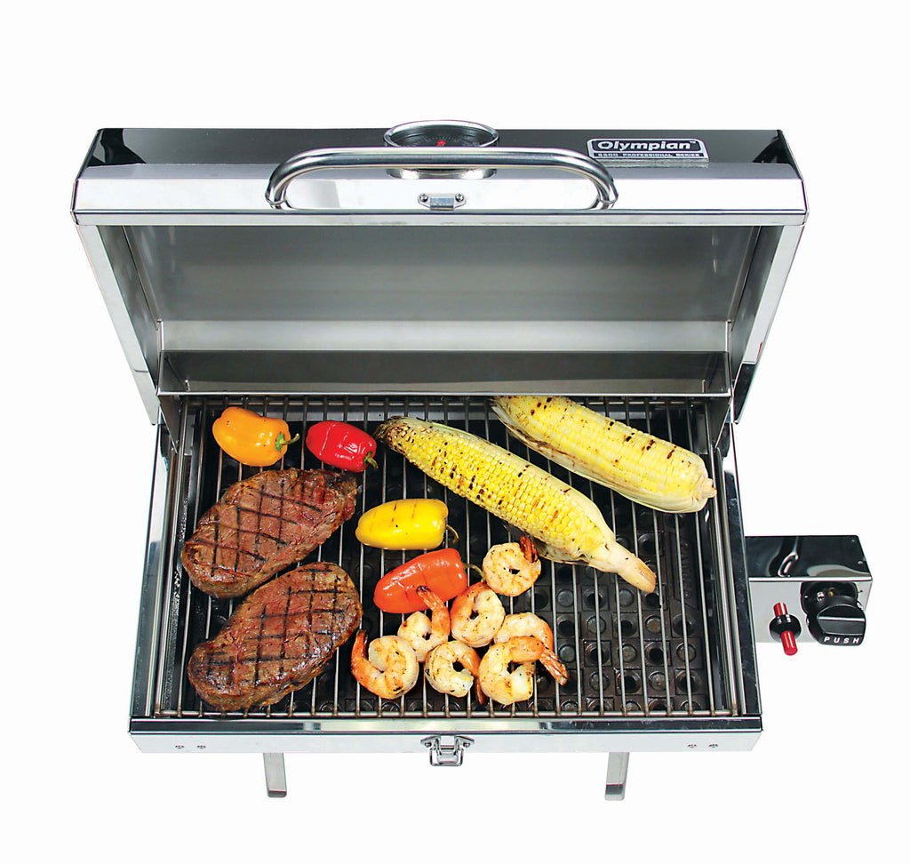 Camco 57305 Olympian 5500 Stainless Steel Portable/RV Grill Camco