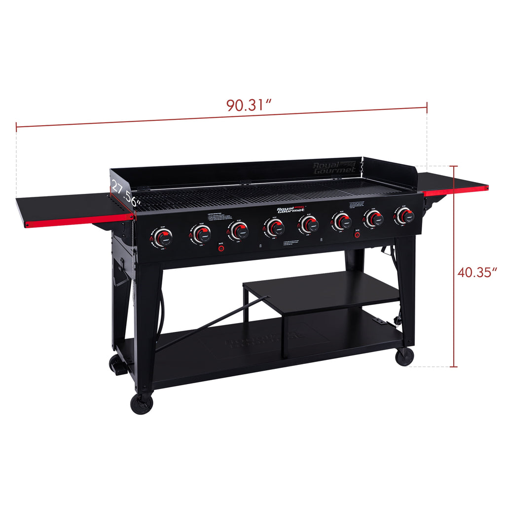 Royal Gourmet 8-Burner GB8003 Large Event Gas Grill, 104,000 BTU Royal Gourmet
