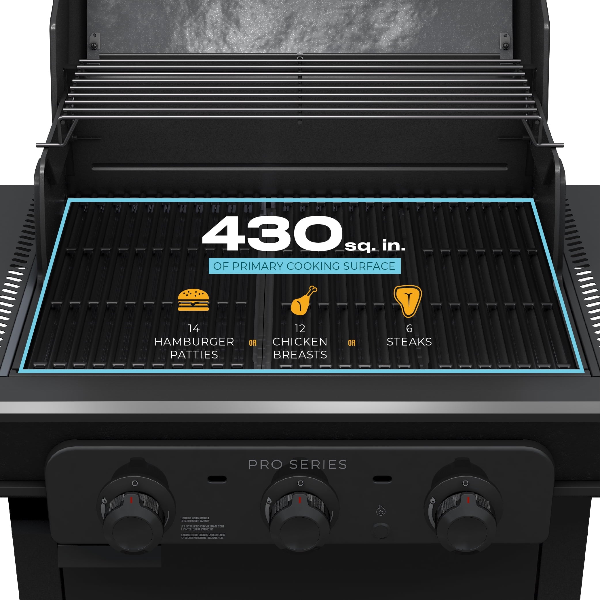 Charbroil Pro Series? 3-Burner Gas Grill and Griddle Charbroil