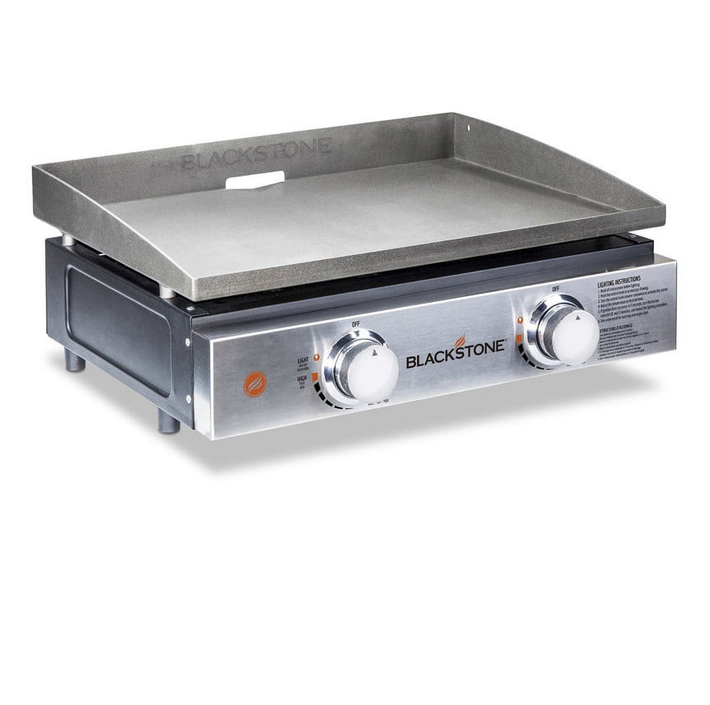 Blackstone 2-Burner 22'' Tabletop Griddle with Stainless Steel Front My Store
