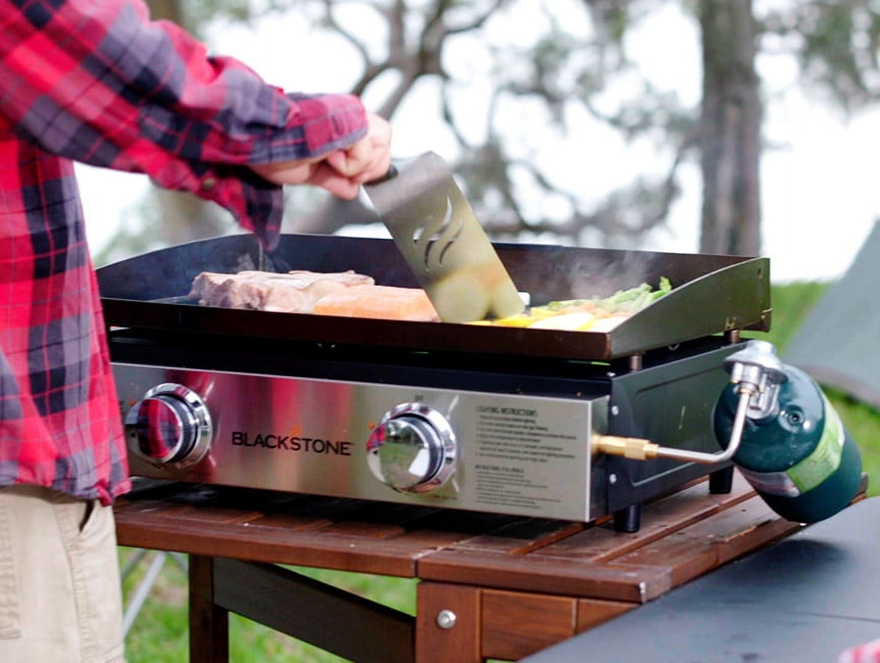 Blackstone 2-Burner 22'' Tabletop Griddle with Stainless Steel Front My Store