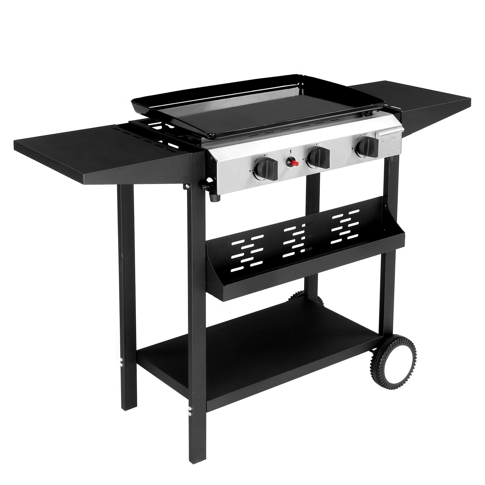 UBesGoo 3-Burner Griddle Flat Top Grills Tabletop Griddle Propane for Outdoor Cooking UBesGoo