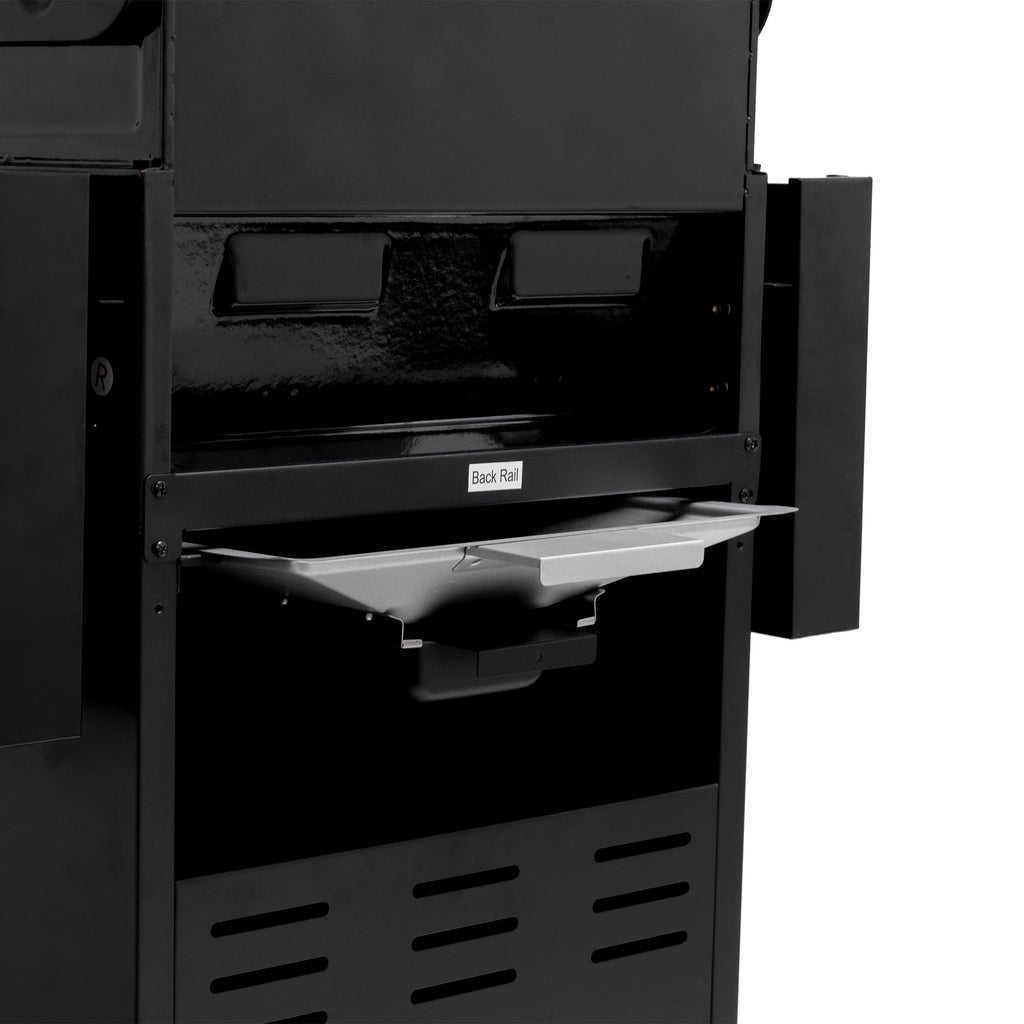 Permasteel 2-Burner Compact Propane Gas Grill with Foldable Sides, Black with Copper Accent Gas Grills