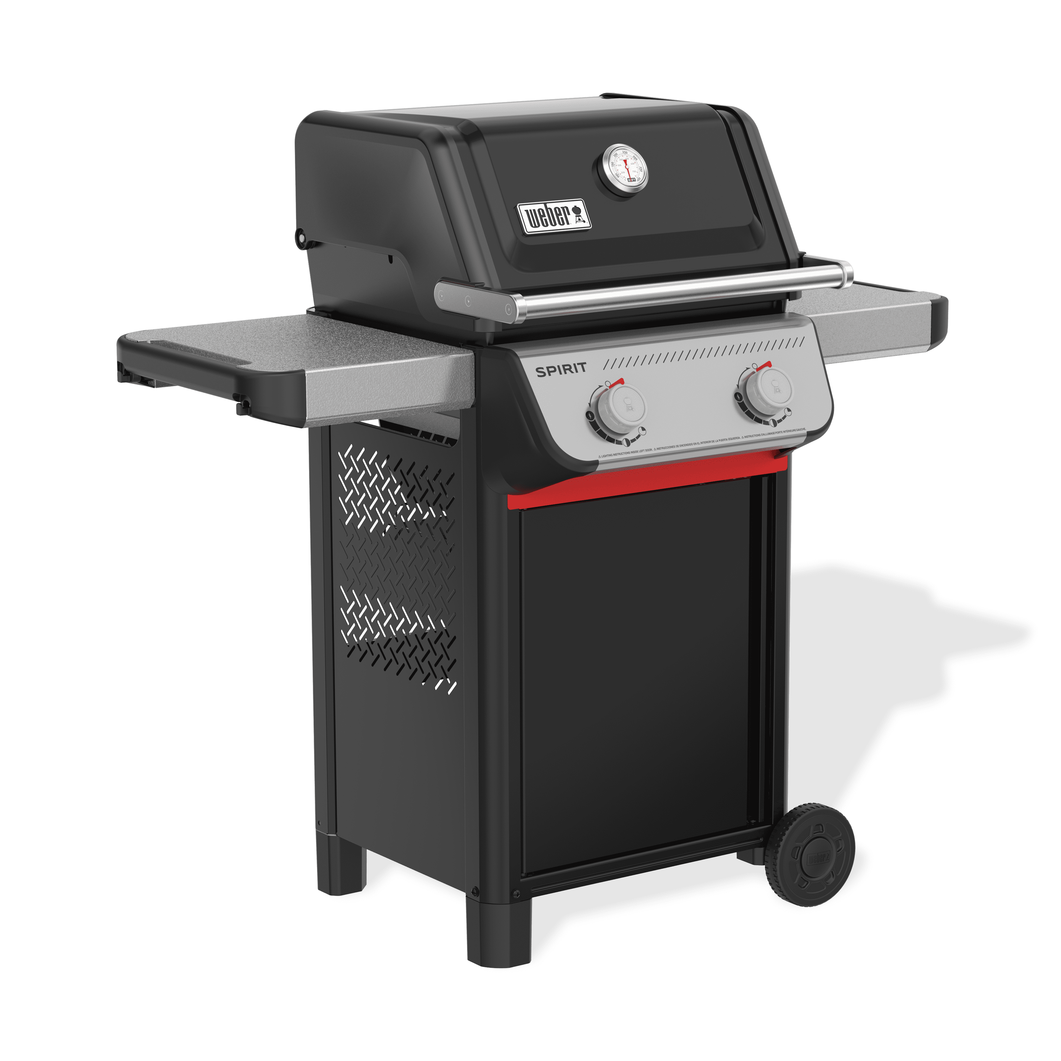Weber Spirit Gas Grill, E-210 2 Burner Propane Gas Grill with Wheels, Black Gas Grills
