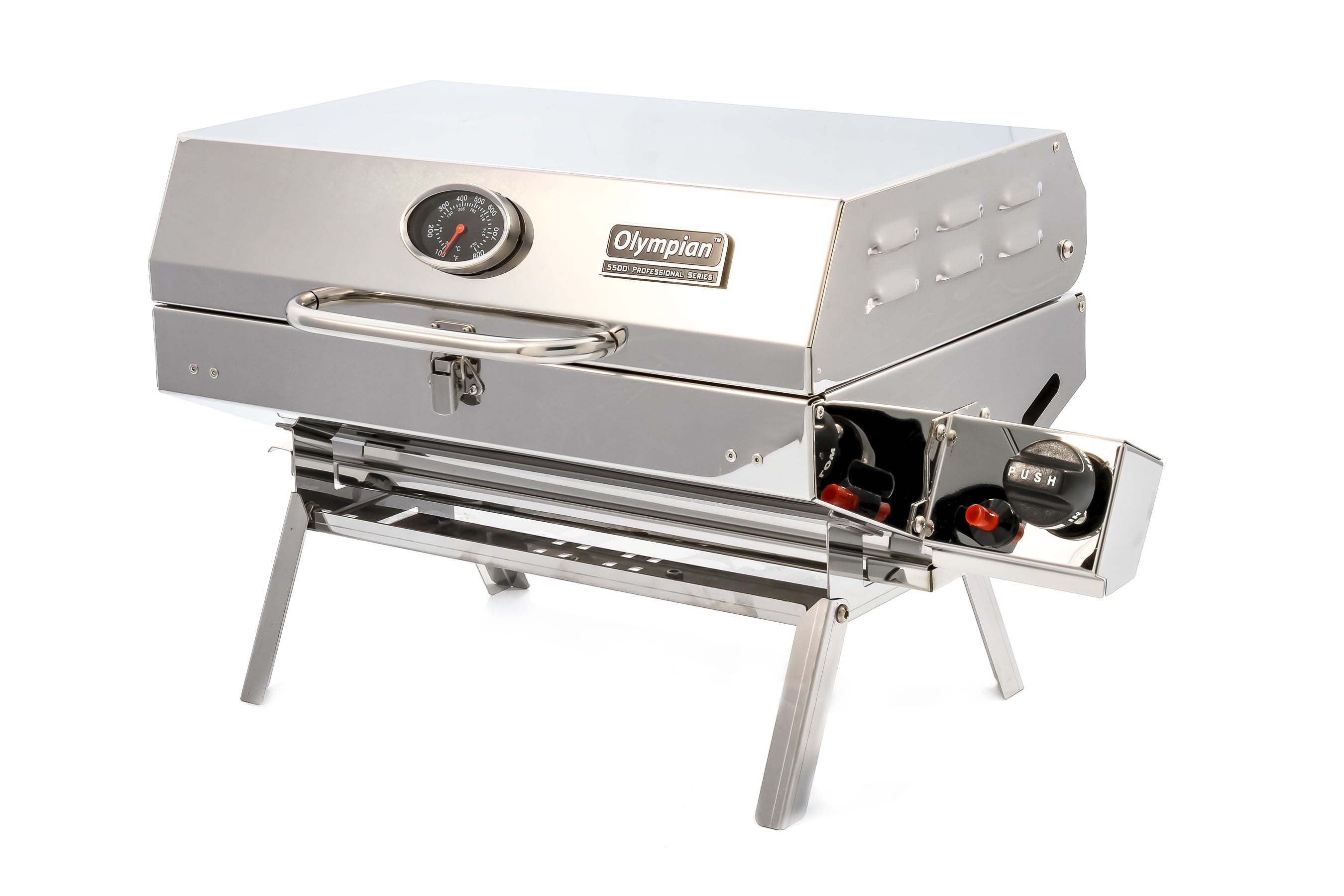 Camco 57305 Olympian 5500 Stainless Steel Portable/RV Grill Camco