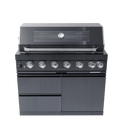 Black galaxy granite countertops, 43-inch island gas grill, Six Burners Grill 85000BUT (LTL carry） Navratil