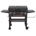 Blackstone Original Outdoor Griddle, 28 Inch 2-Burner Flat Top Grill with Hood, Black Blackstone