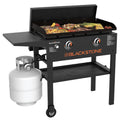 Blackstone Original Outdoor Griddle, 2-Burner 28 Flat Top Grill with Hard Cover, Black Blackstone