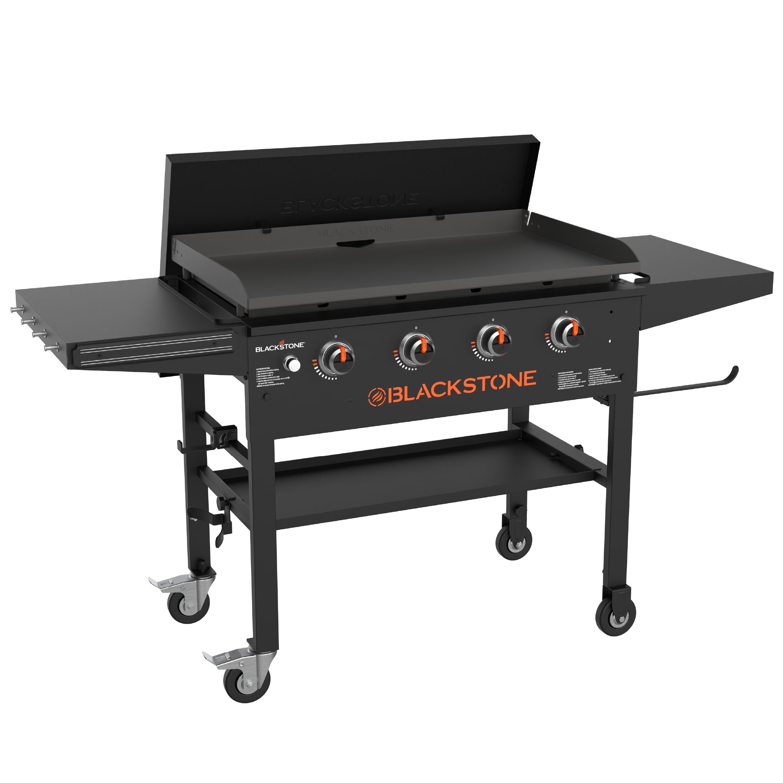Blackstone Original 4-Burner 36 Natural Gas Omnivore Griddle with Hard Cover Blackstone