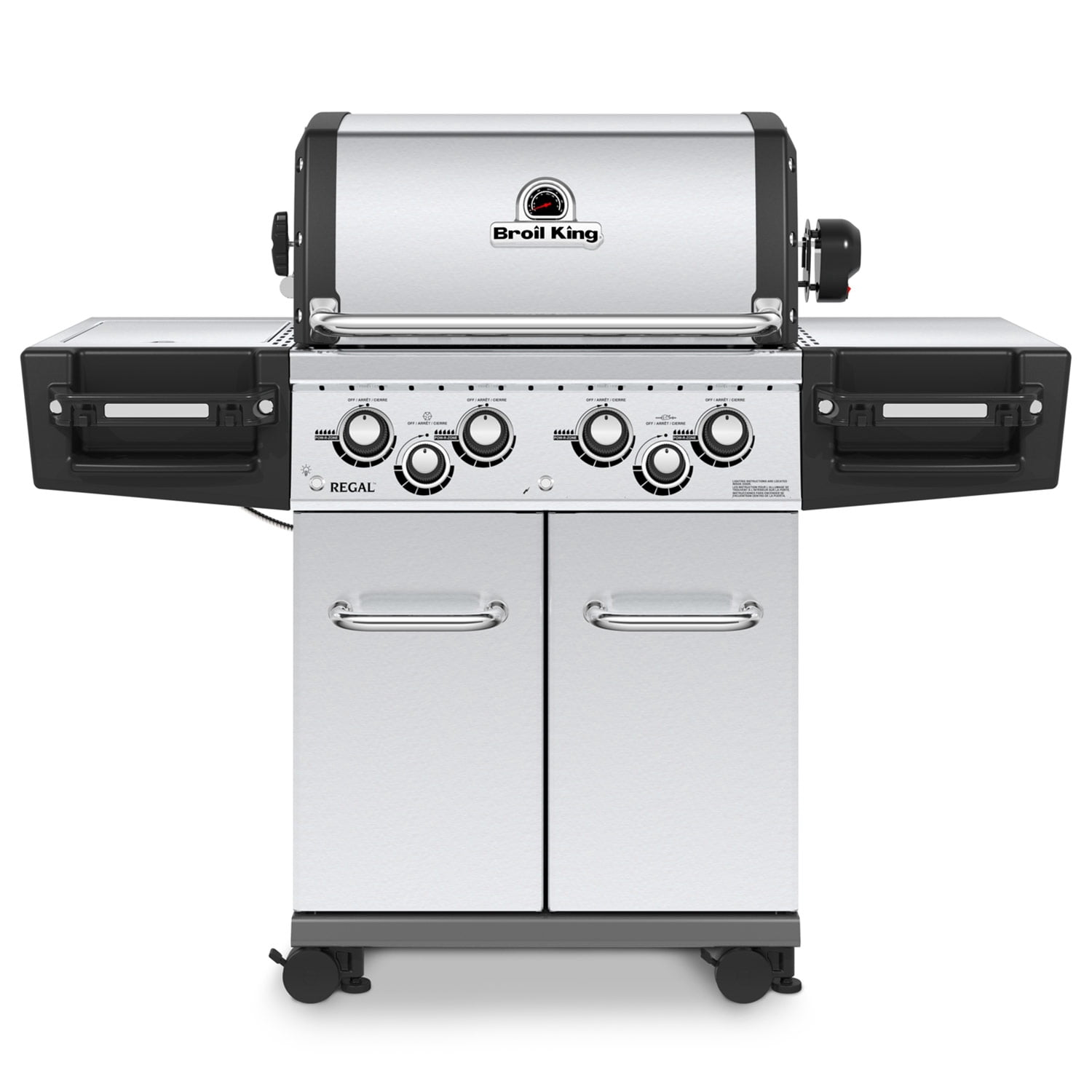Broil King Regal S490 Pro Infrared 4-Burner Freestanding Grill, 25.5in., Propane Broil King
