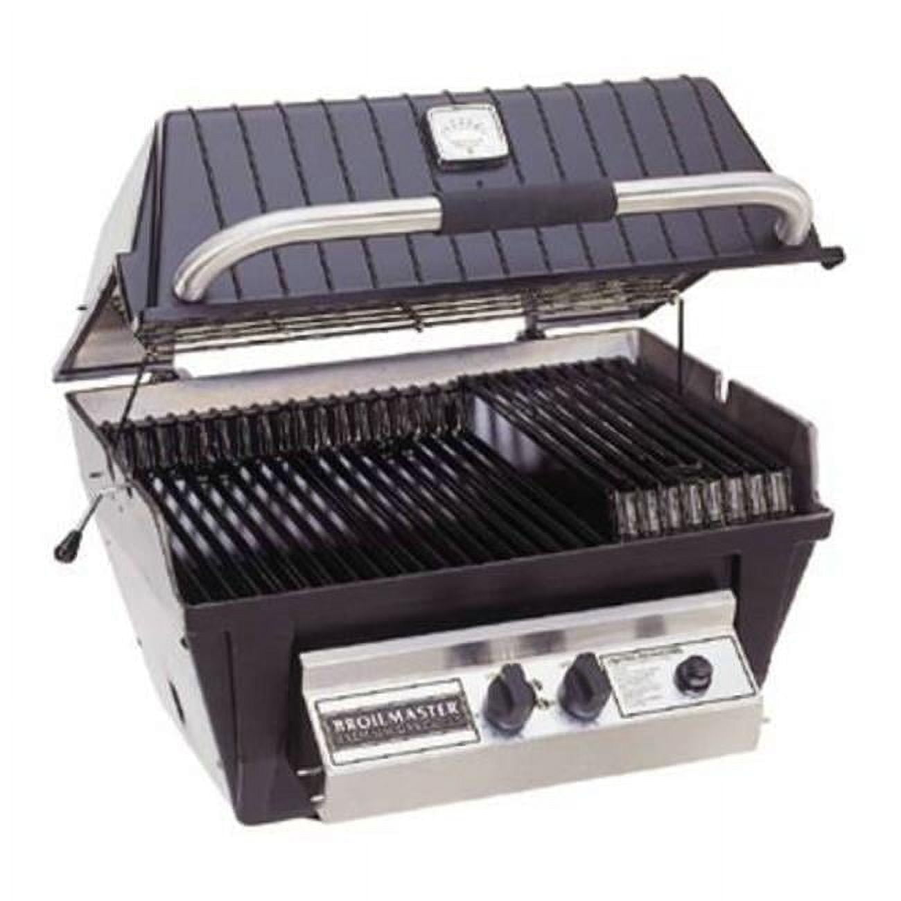 Broilmaster P4X P4 Premium Gas Grill Head with Charmaster Briquets - Natural Broilmaster