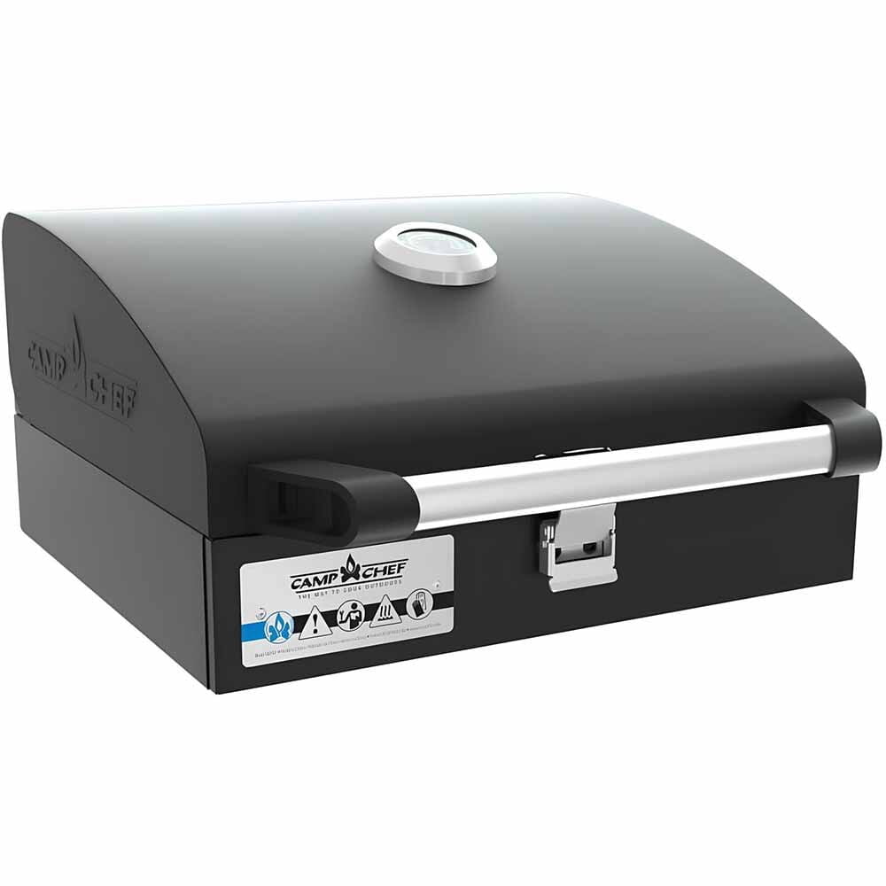 Camp Chef Deluxe BBQ Grill Box, BB30L, Cast Iron Grill Grates Camp Chef