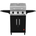 Charbroil? Performance Series? 3-Burner Cabinet Gas Grill, 375 sq in, Stainless and Black Charbroil