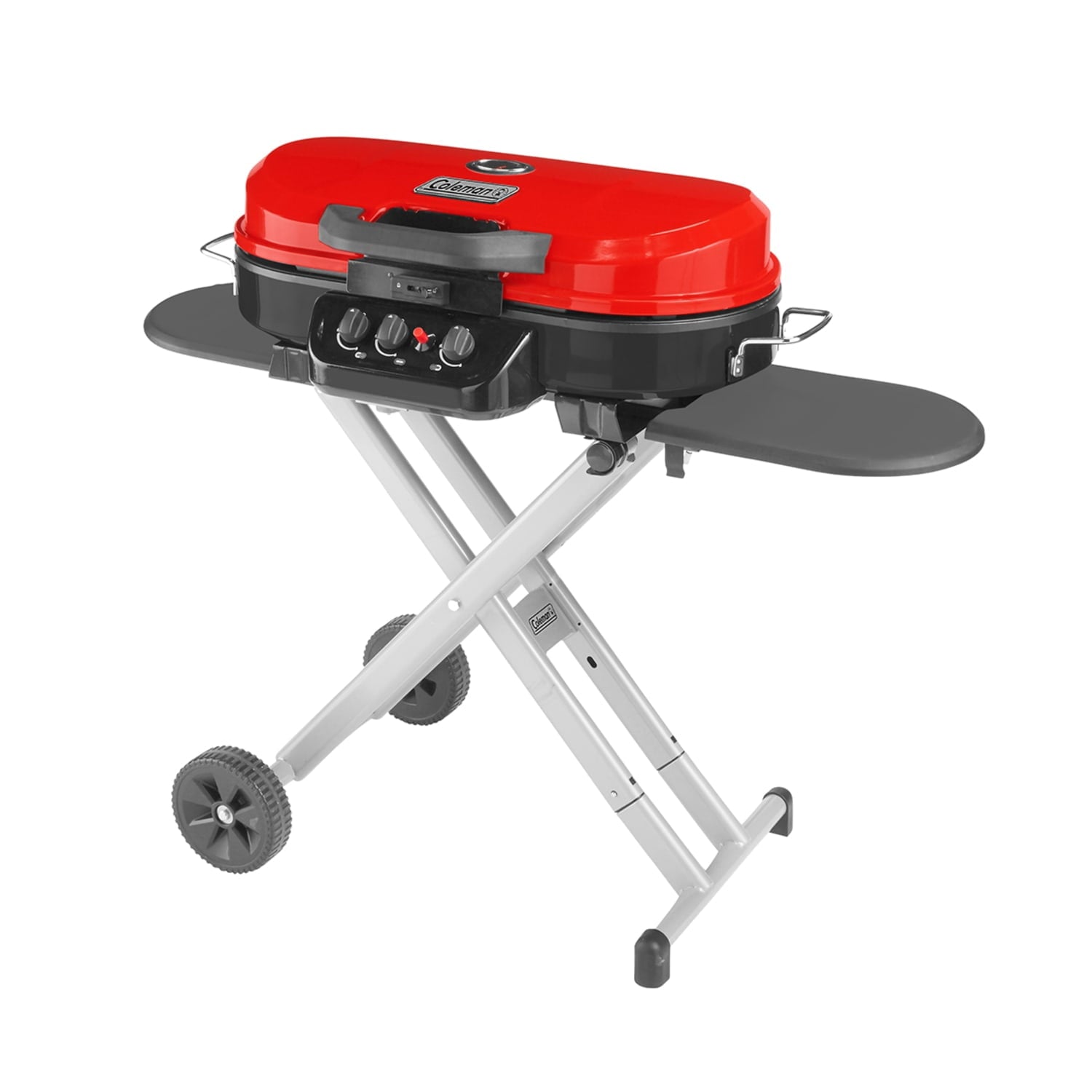 Coleman RoadTrip 285 Standup Propane Gas Grill, Red Gas Grills