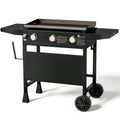 KingChii 3-Burner 27 Propane Griddles Outdoor Flat Top Gas Grill Griddle for Camping, Tailgating, BBQ, Parties, Backyard & Patio Gas Grills