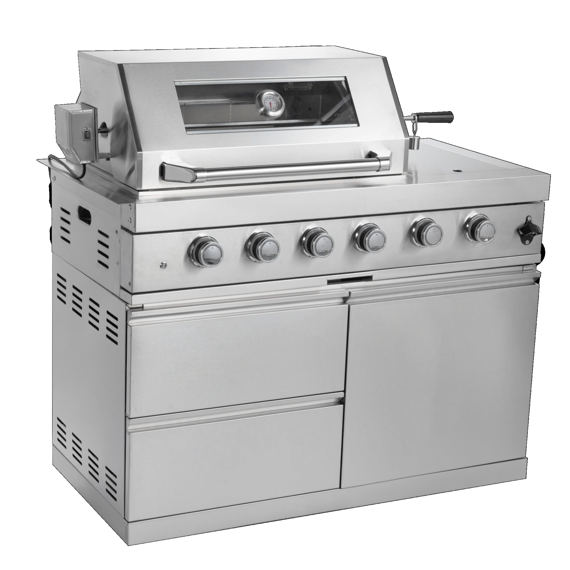 LP Gas Grill 4 Burners Grill-B Stainless steel Outdoor Kitchen Islands(LTL carry) My Store