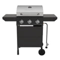 Nexgrill 3-Burner Propane Gas Grill with Side Tables, 27,000BTUs, Stainless Steel Lid, Spacious 429 SQ. In. Cooking Space, BBQ Grill for Outdoor Cooking, Patios, Parties, and More - 720-1012 Gas Grills