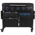 Pit Boss 5-Burner Black Gas Cabinet Grill Pit Boss