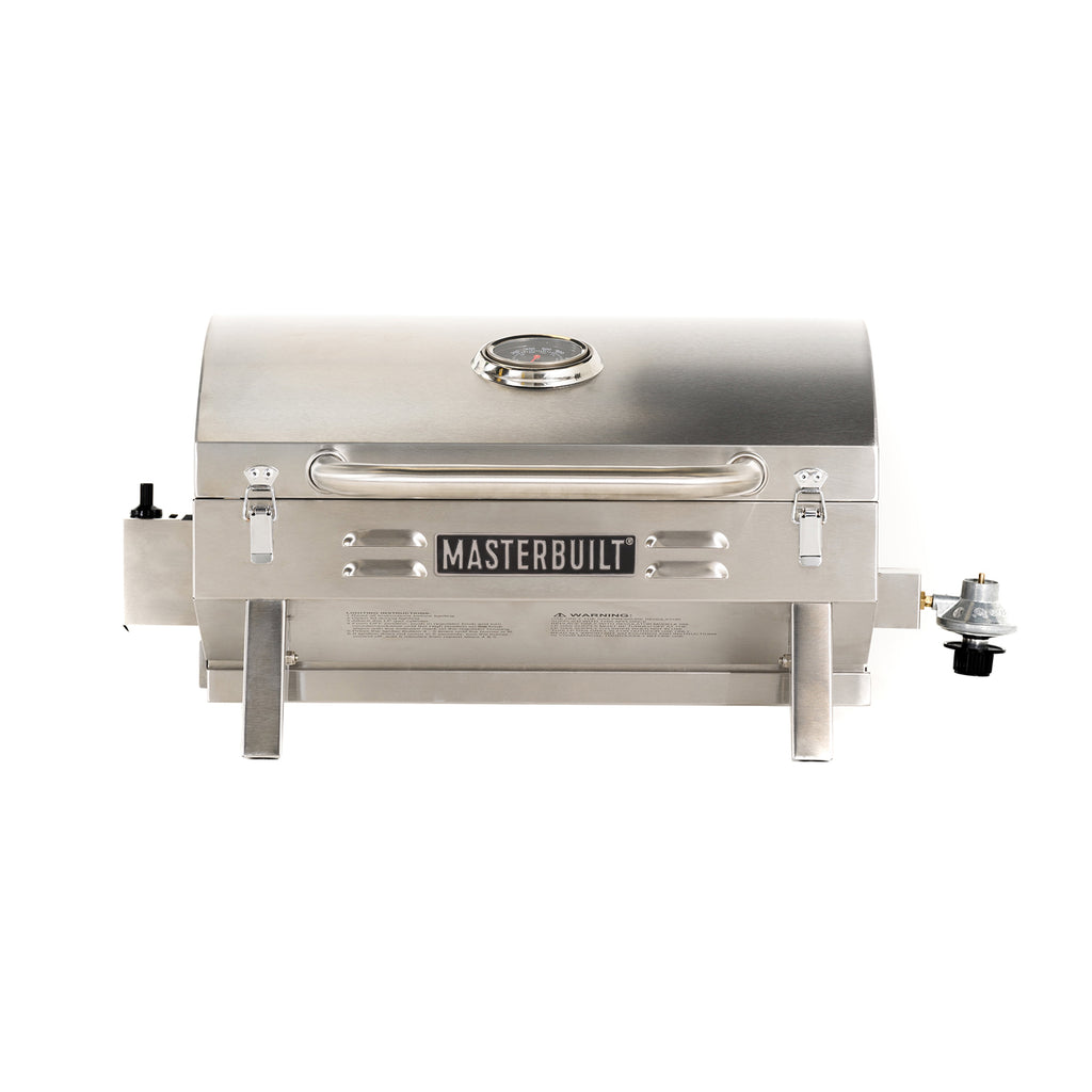 Stainless Steel 1-Burner Propane Gas Tabletop Grill Gas Grills