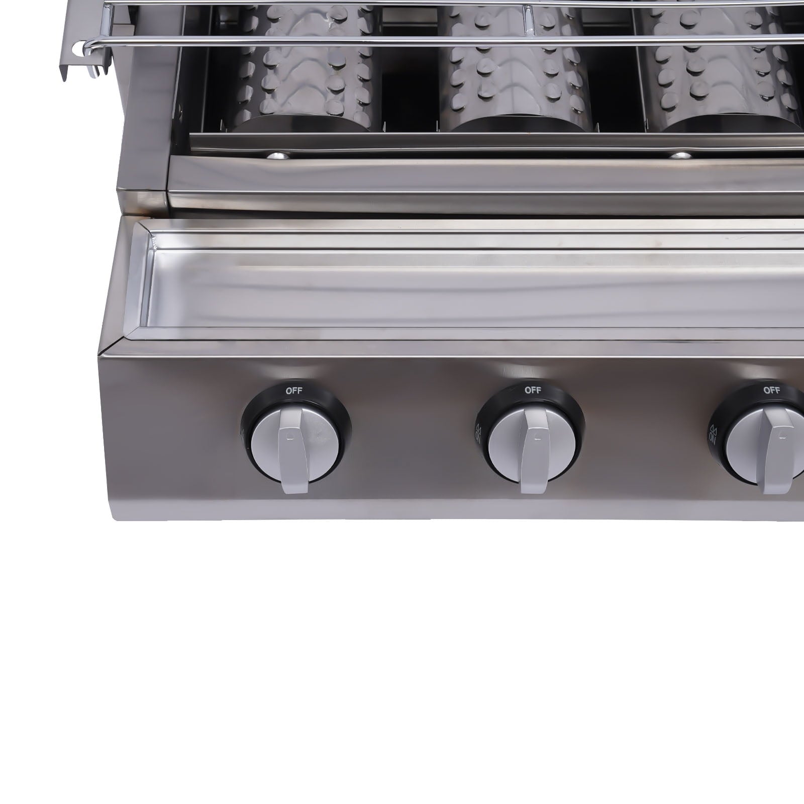 40.94*15.7*7.9in 8 BBQ Gas Grill 201 Stainless Steel Silver Patio Garden Barbecue Grill for Restaurants Barbecue Restaurants Unbranded