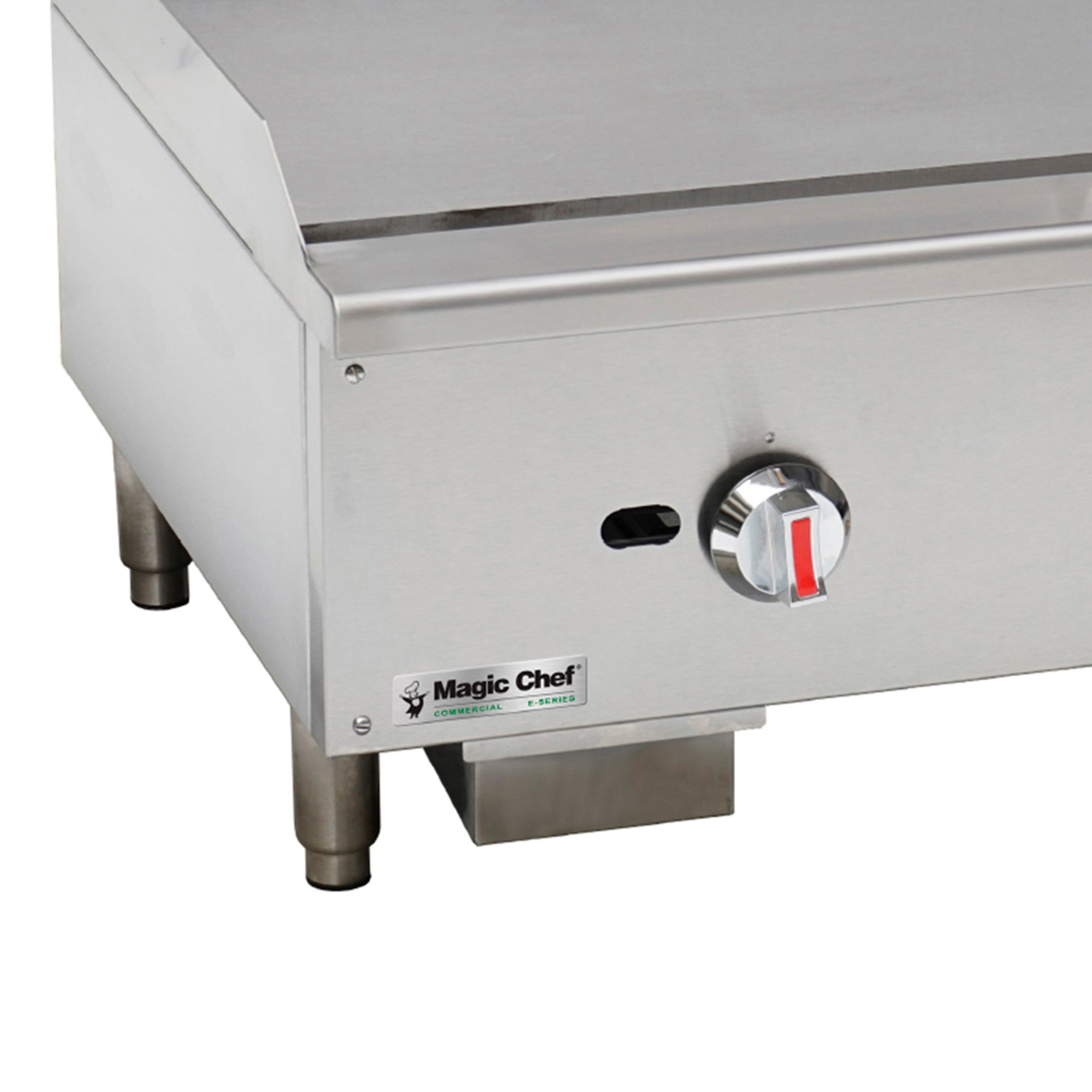 36 in. Commercial Natural Gas Manual Countertop Griddle in Stainless Steel Magic Chef
