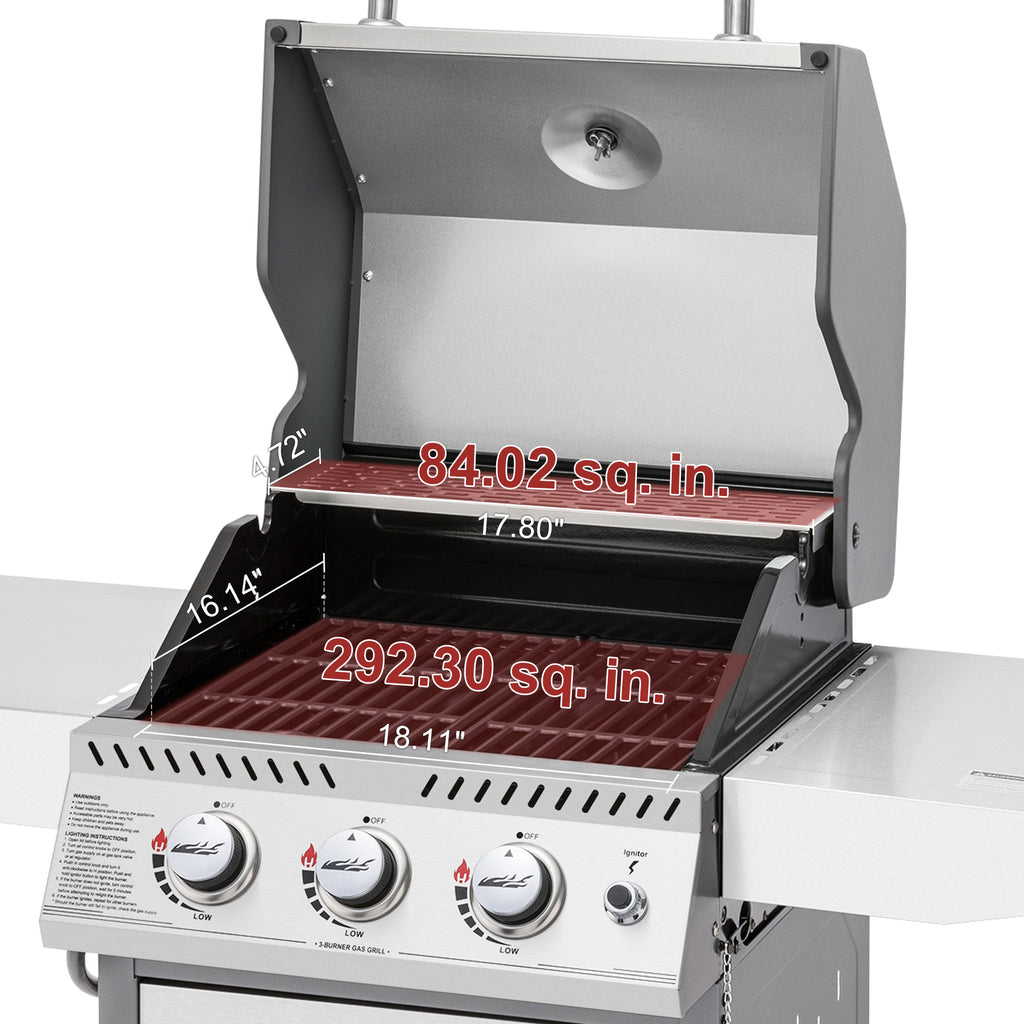 Royal Gourmet GG3001S 3-Burner Propane Gas Grill Royal Gourmet