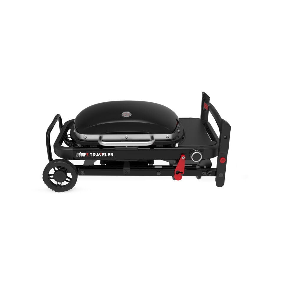 Weber 13000 Btu 1 Burner Liquid Propane Compact Traveler Portable Gas Grill Black Weber