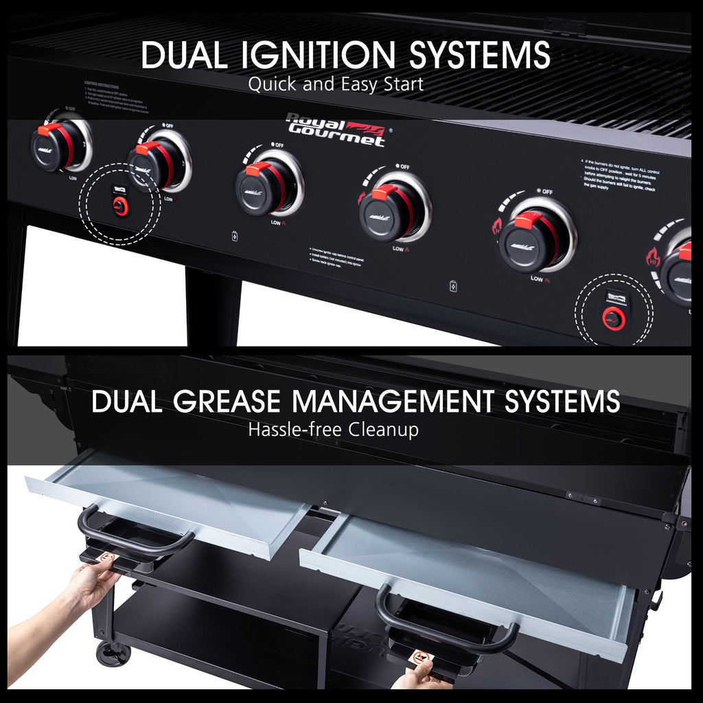 Royal Gourmet 8-Burner GB8003 Large Event Gas Grill, 104,000 BTU Royal Gourmet