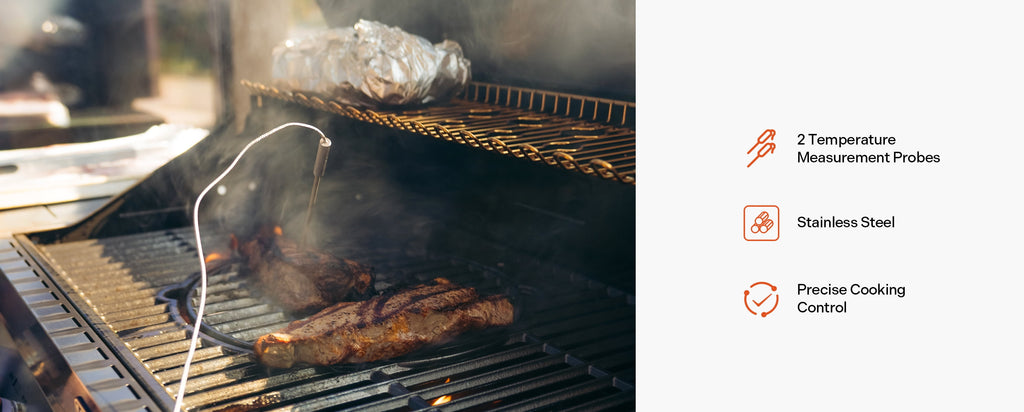 Monument Grills 6+1 Burner Smart Tech Propane Gas Grill for Outdoor Cooking , Denali 605Pro Stainless Steel Grill 78,000 BTU with Side Sear Burner, Smoker Box, Cover and Rotisserie Kit My Store