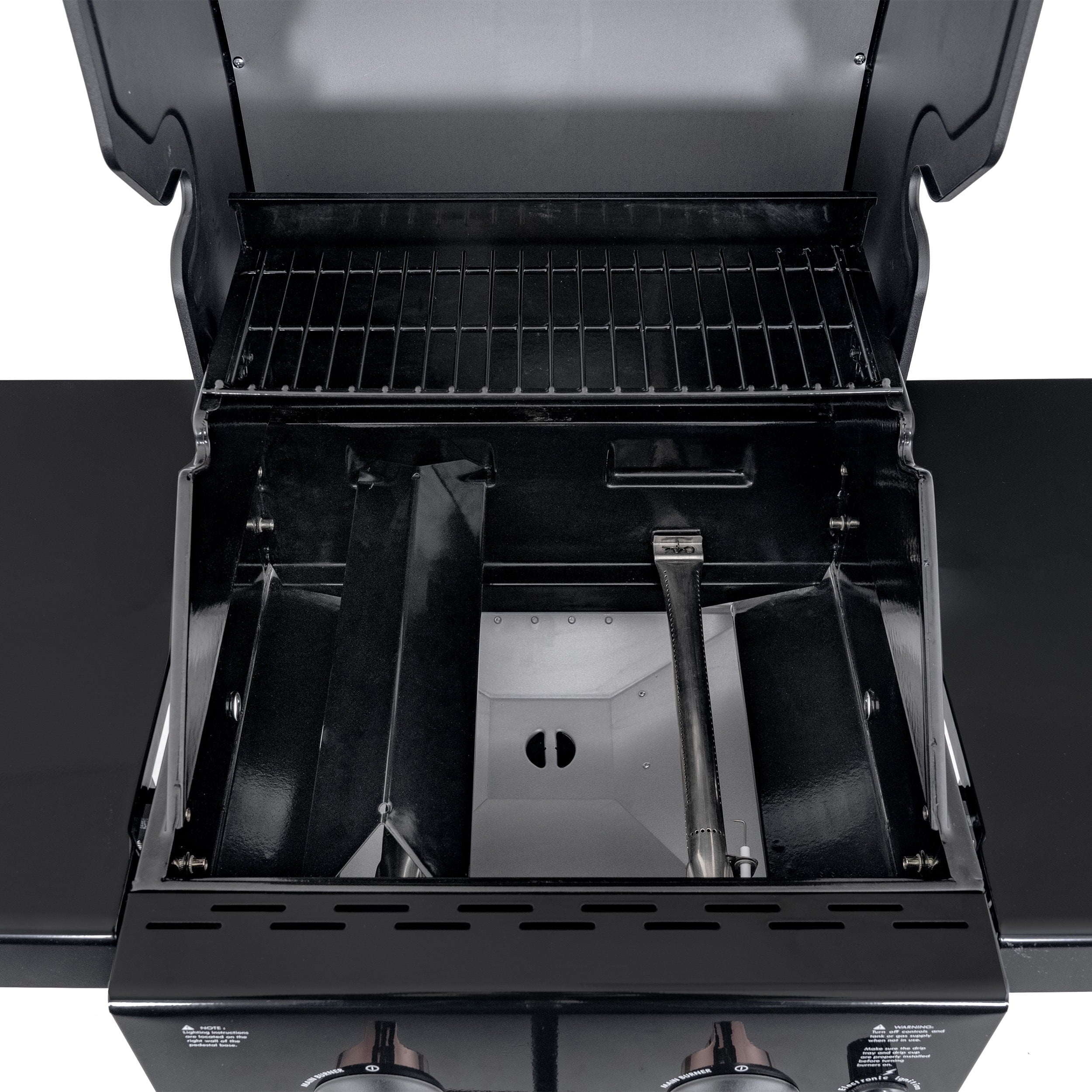Permasteel 2-Burner Compact Propane Gas Grill with Foldable Sides, Black with Copper Accent Gas Grills