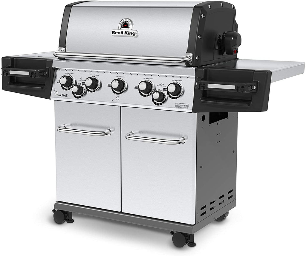 Broil King 958347 Regal S590 Pro Gas Grill, 5-Burner, Stainless Steel Broil King