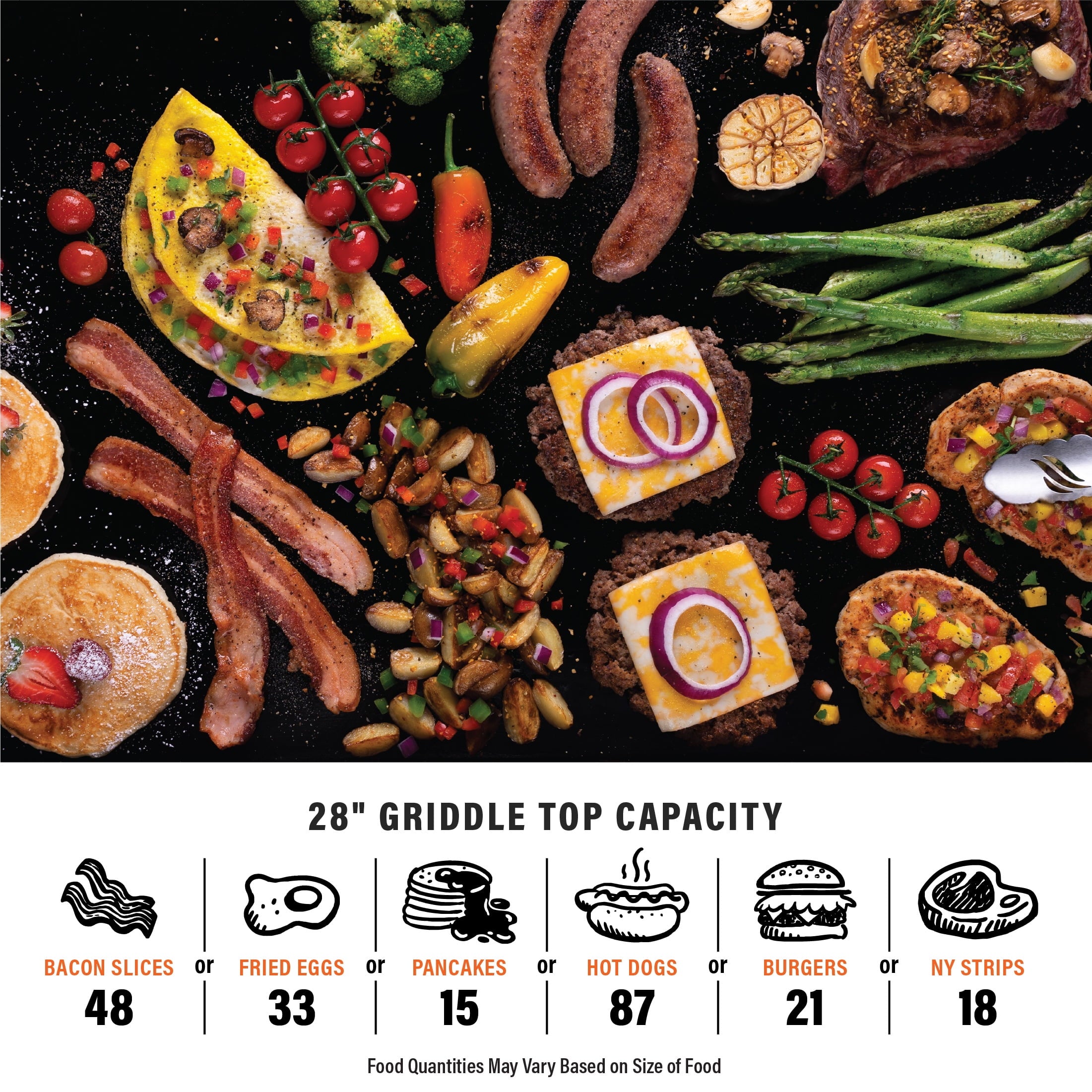 Blackstone Original 28” Omnivore Griddle with 'X' Brace Hood Blackstone