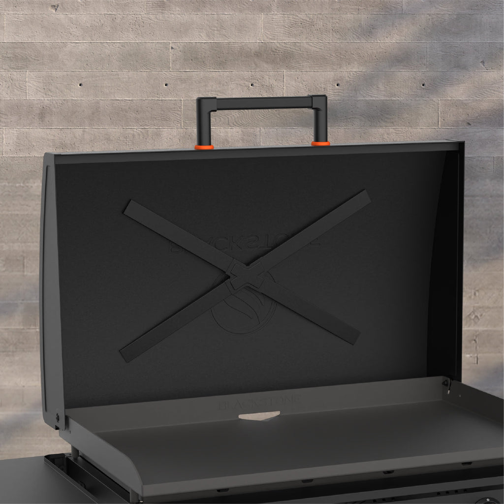 Blackstone 36 Original Omnivore Griddle with X-Braced Hood, Extendable Side Shelves and BAR System Gas Grills