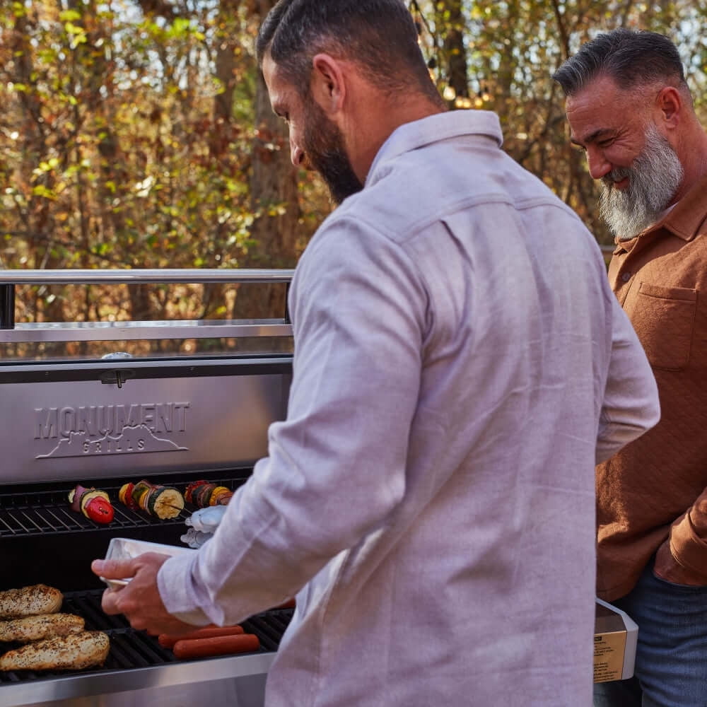 Monument Grills 4+1 Burner Natural Gas Grill  Includes Rotisserie  & Natural Gas Hose Monument Grills