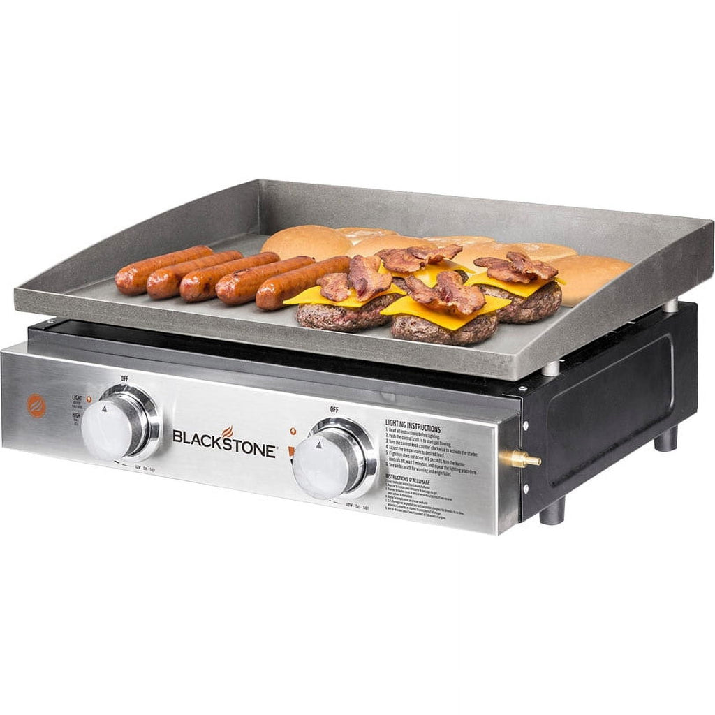 Blackstone 2-Burner 22'' Tabletop Griddle with Stainless Steel Front My Store