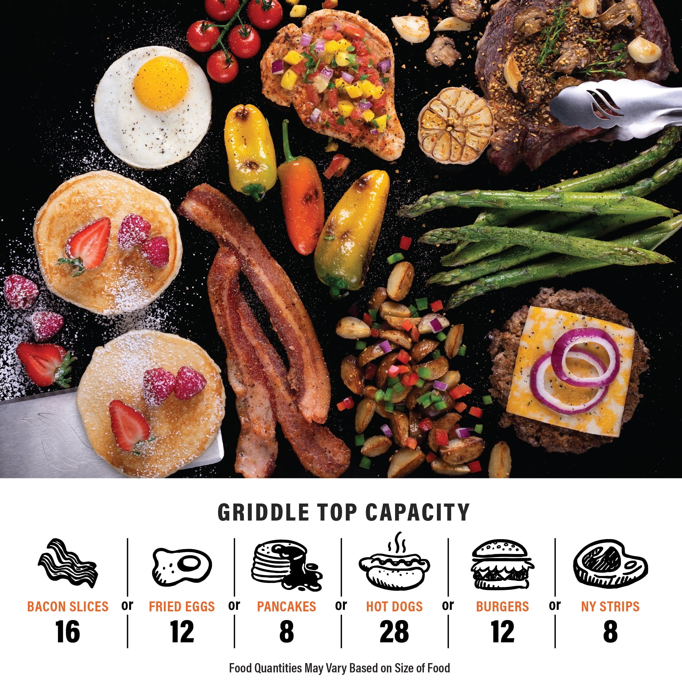 Blackstone Adventure Ready 20x14 2-Burner Propane Camping Griddle with Latching Hood and Handle Gas Grills